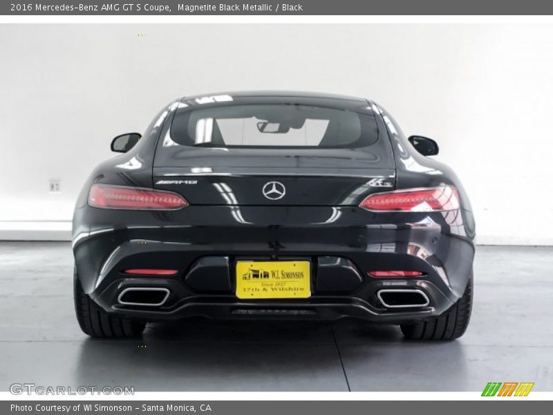 Magnetite Black Metallic / Black 2016 Mercedes-Benz AMG GT S Coupe