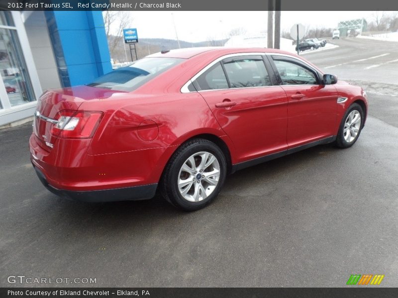 Red Candy Metallic / Charcoal Black 2012 Ford Taurus SEL