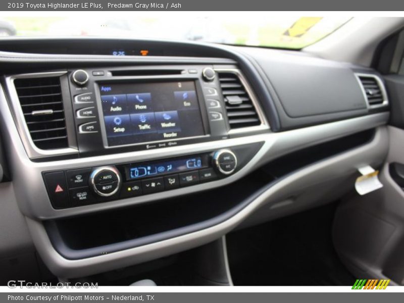 Predawn Gray Mica / Ash 2019 Toyota Highlander LE Plus