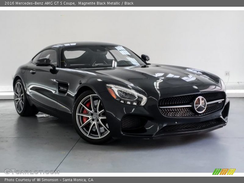 Magnetite Black Metallic / Black 2016 Mercedes-Benz AMG GT S Coupe