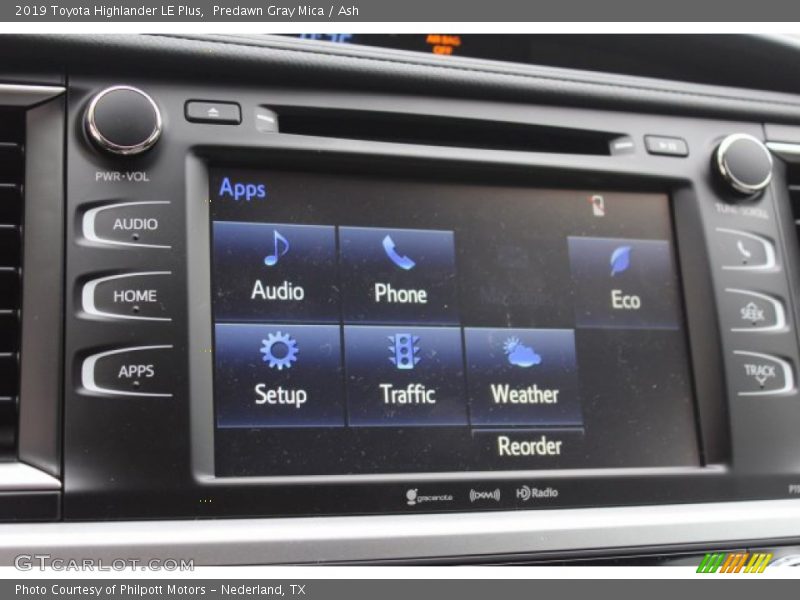 Predawn Gray Mica / Ash 2019 Toyota Highlander LE Plus