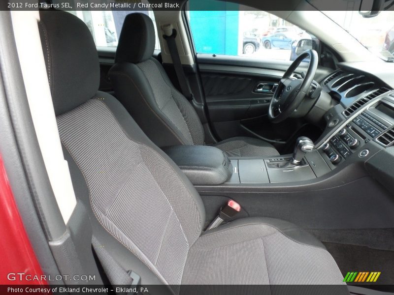 Red Candy Metallic / Charcoal Black 2012 Ford Taurus SEL