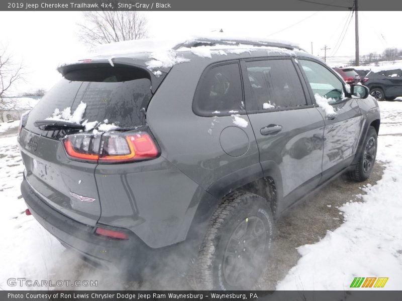 Sting-Gray / Black 2019 Jeep Cherokee Trailhawk 4x4