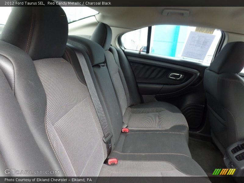 Red Candy Metallic / Charcoal Black 2012 Ford Taurus SEL