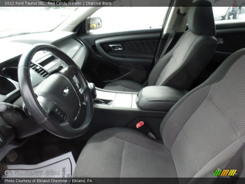 Red Candy Metallic / Charcoal Black 2012 Ford Taurus SEL