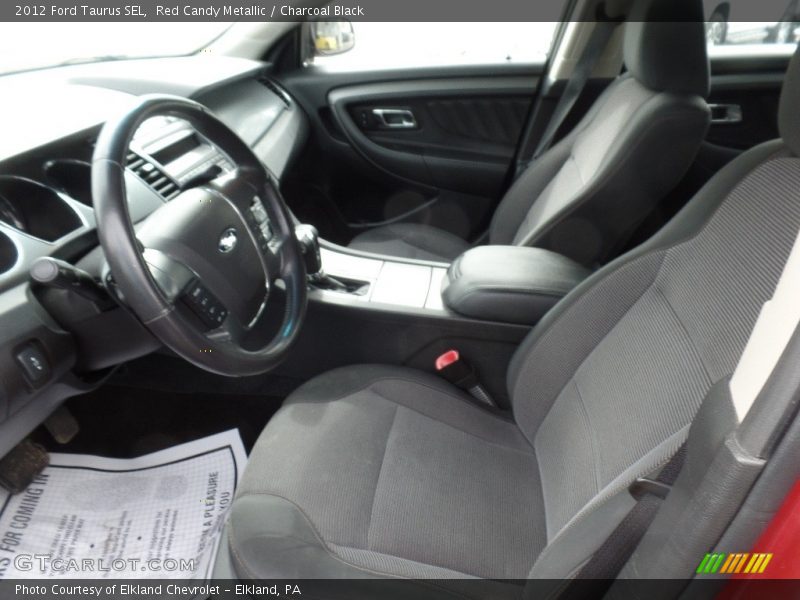 Red Candy Metallic / Charcoal Black 2012 Ford Taurus SEL