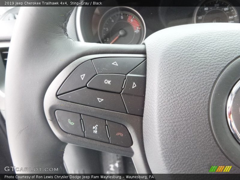 Sting-Gray / Black 2019 Jeep Cherokee Trailhawk 4x4