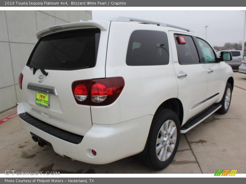 Blizzard White Pearl / Graphite 2019 Toyota Sequoia Platinum 4x4