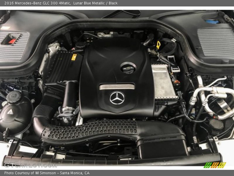 Lunar Blue Metallic / Black 2016 Mercedes-Benz GLC 300 4Matic