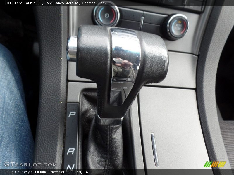 Red Candy Metallic / Charcoal Black 2012 Ford Taurus SEL