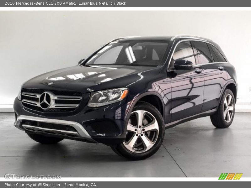 Lunar Blue Metallic / Black 2016 Mercedes-Benz GLC 300 4Matic