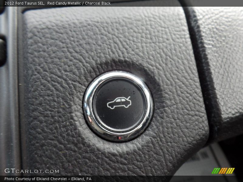 Red Candy Metallic / Charcoal Black 2012 Ford Taurus SEL