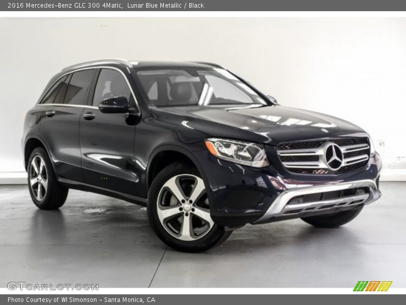 Lunar Blue Metallic / Black 2016 Mercedes-Benz GLC 300 4Matic