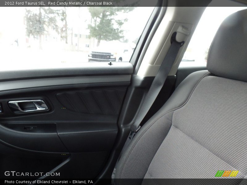 Red Candy Metallic / Charcoal Black 2012 Ford Taurus SEL