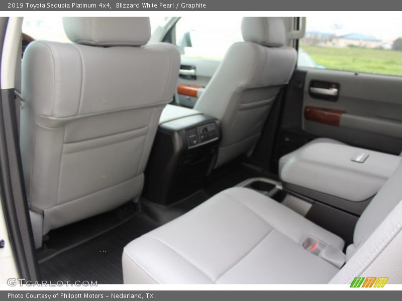 Blizzard White Pearl / Graphite 2019 Toyota Sequoia Platinum 4x4
