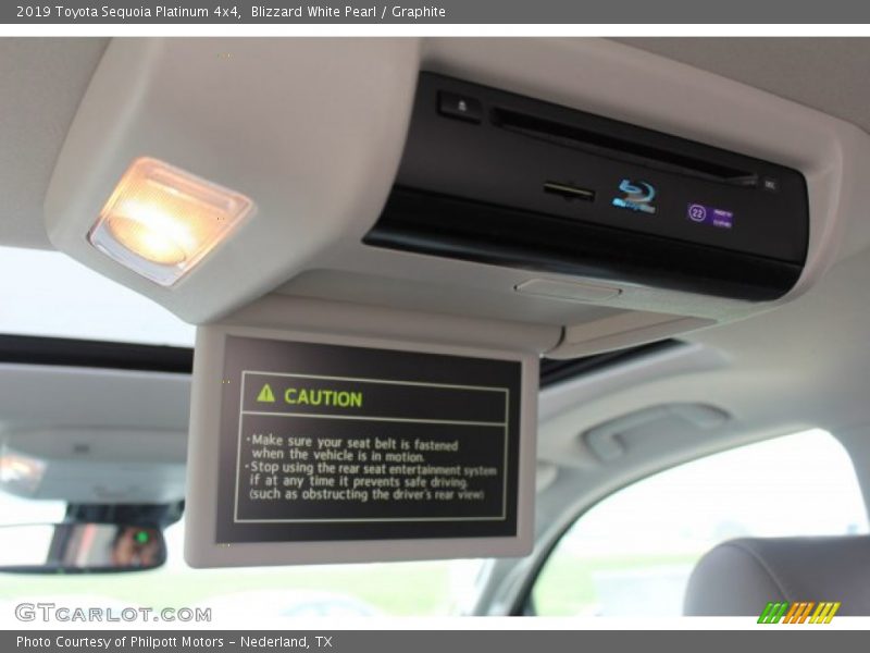 Blizzard White Pearl / Graphite 2019 Toyota Sequoia Platinum 4x4