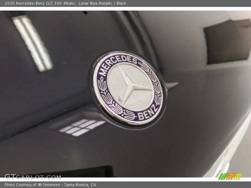 Lunar Blue Metallic / Black 2016 Mercedes-Benz GLC 300 4Matic