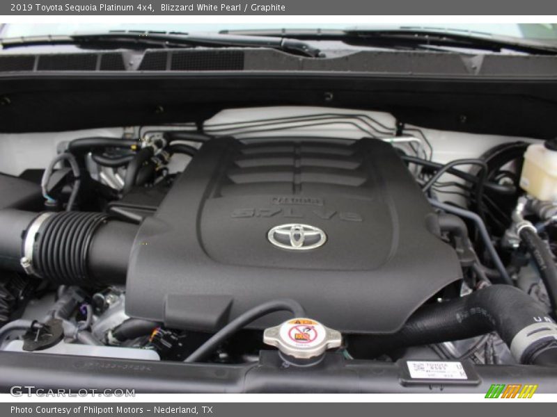 Blizzard White Pearl / Graphite 2019 Toyota Sequoia Platinum 4x4