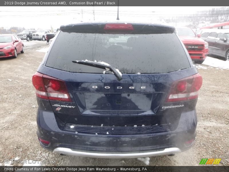 Contusion Blue Pearl / Black 2019 Dodge Journey Crossroad AWD