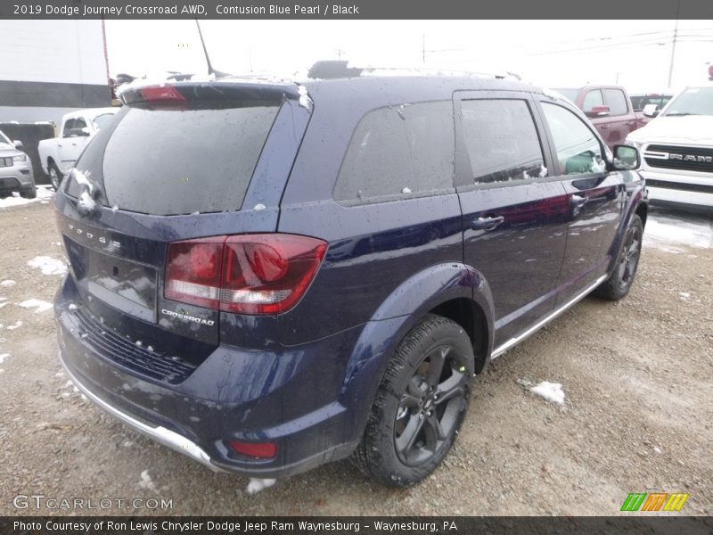 Contusion Blue Pearl / Black 2019 Dodge Journey Crossroad AWD