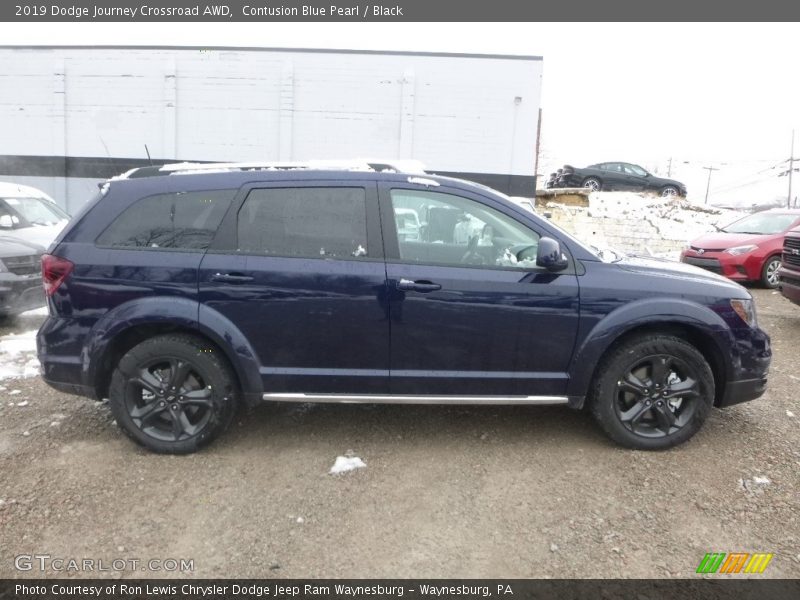 Contusion Blue Pearl / Black 2019 Dodge Journey Crossroad AWD