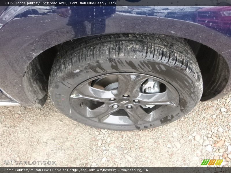 Contusion Blue Pearl / Black 2019 Dodge Journey Crossroad AWD