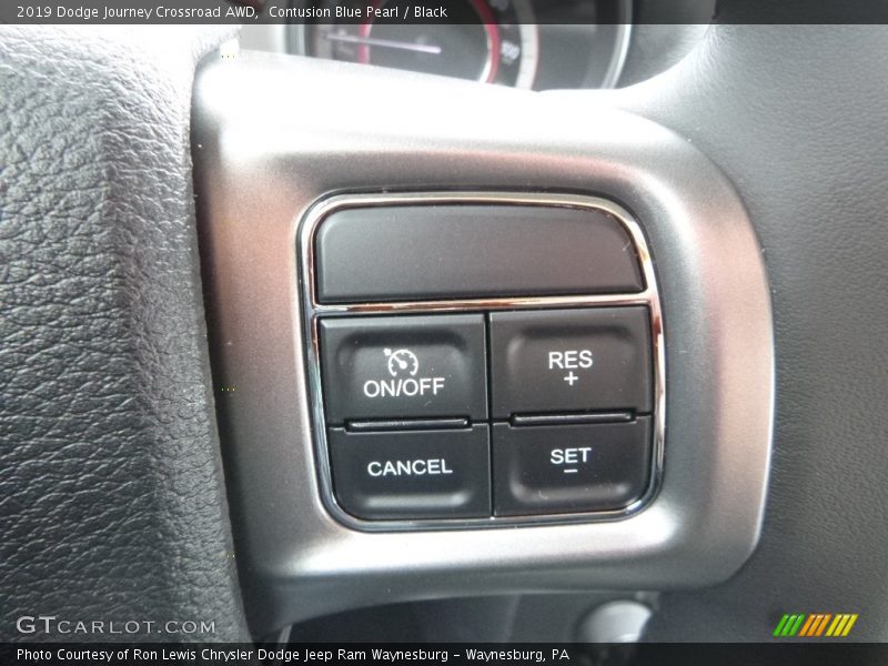 Contusion Blue Pearl / Black 2019 Dodge Journey Crossroad AWD