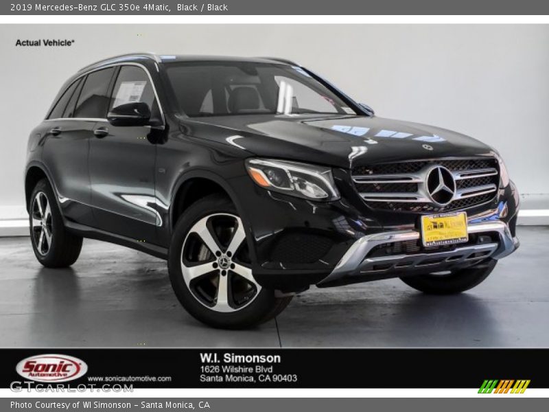 Black / Black 2019 Mercedes-Benz GLC 350e 4Matic