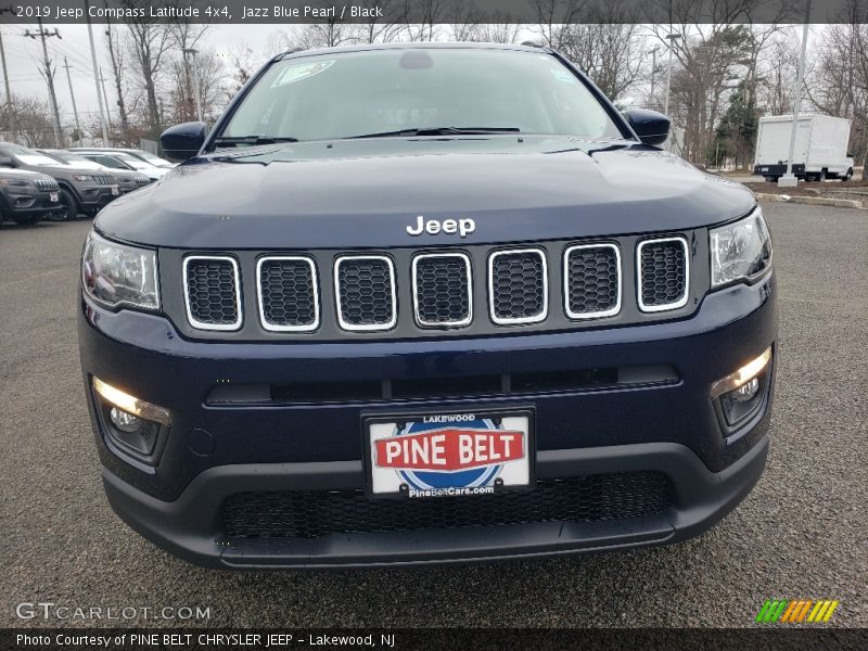 Jazz Blue Pearl / Black 2019 Jeep Compass Latitude 4x4