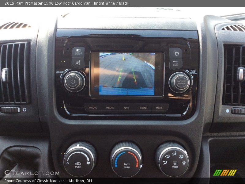 Bright White / Black 2019 Ram ProMaster 1500 Low Roof Cargo Van