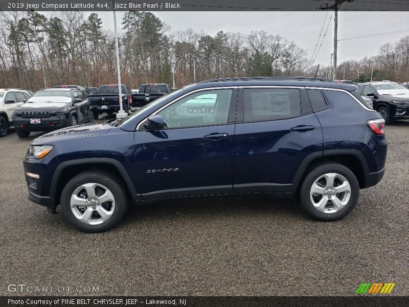 Jazz Blue Pearl / Black 2019 Jeep Compass Latitude 4x4