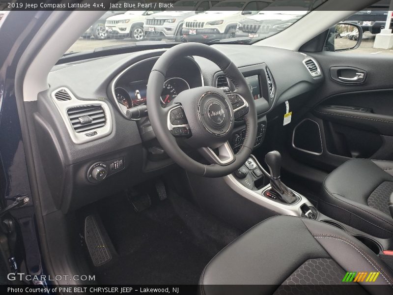 Jazz Blue Pearl / Black 2019 Jeep Compass Latitude 4x4