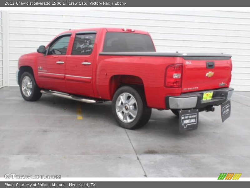 Victory Red / Ebony 2012 Chevrolet Silverado 1500 LT Crew Cab