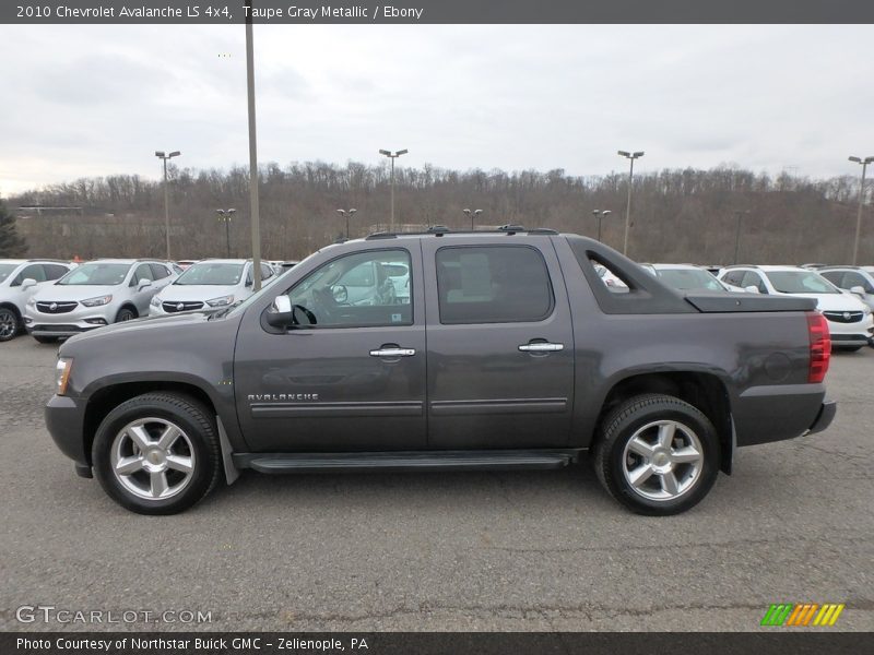 Taupe Gray Metallic / Ebony 2010 Chevrolet Avalanche LS 4x4
