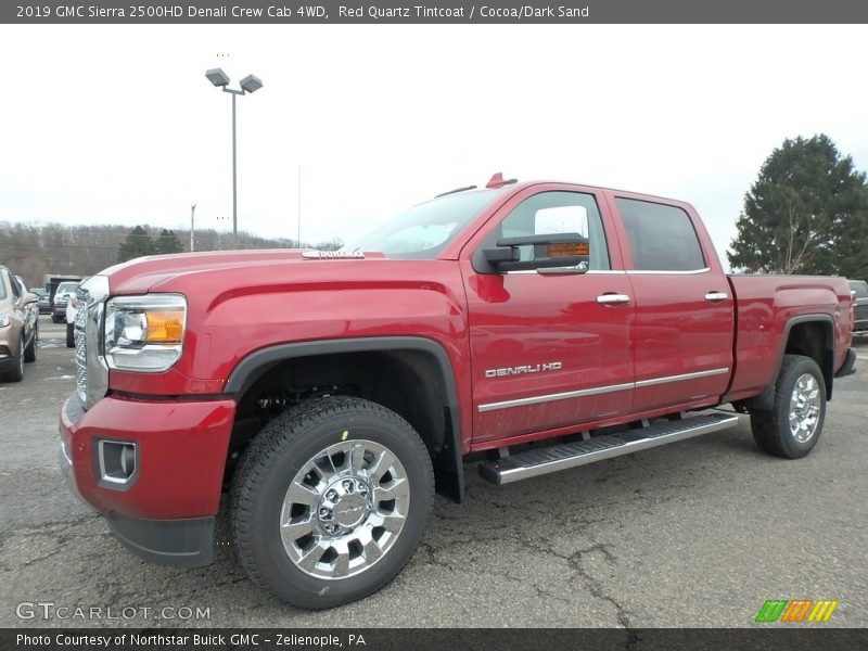 Red Quartz Tintcoat / Cocoa/Dark Sand 2019 GMC Sierra 2500HD Denali Crew Cab 4WD