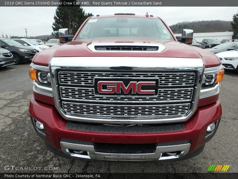 Red Quartz Tintcoat / Cocoa/Dark Sand 2019 GMC Sierra 2500HD Denali Crew Cab 4WD