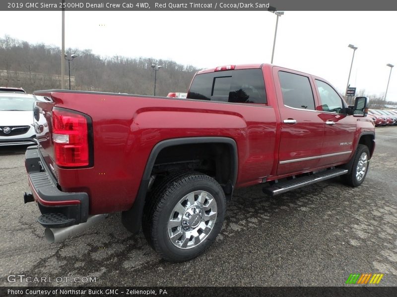 Red Quartz Tintcoat / Cocoa/Dark Sand 2019 GMC Sierra 2500HD Denali Crew Cab 4WD