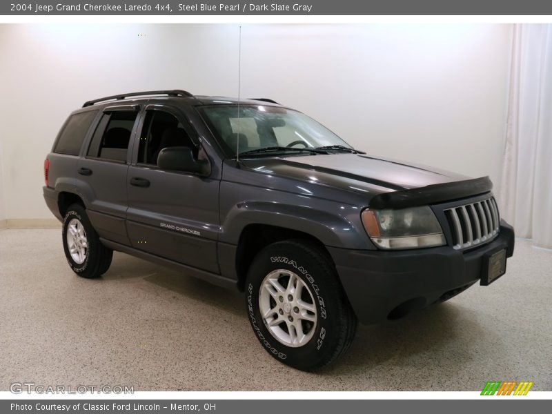 Steel Blue Pearl / Dark Slate Gray 2004 Jeep Grand Cherokee Laredo 4x4