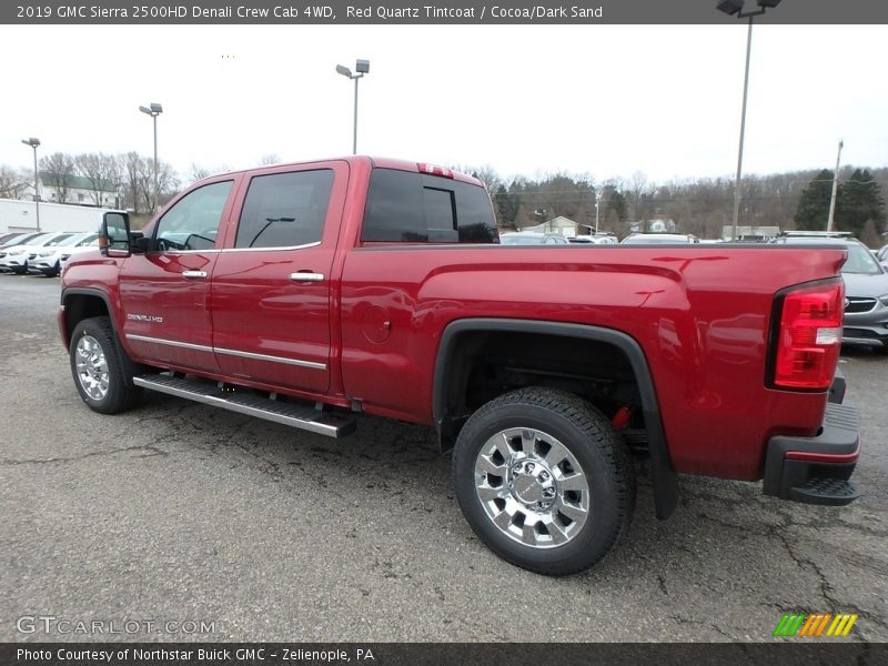 Red Quartz Tintcoat / Cocoa/Dark Sand 2019 GMC Sierra 2500HD Denali Crew Cab 4WD