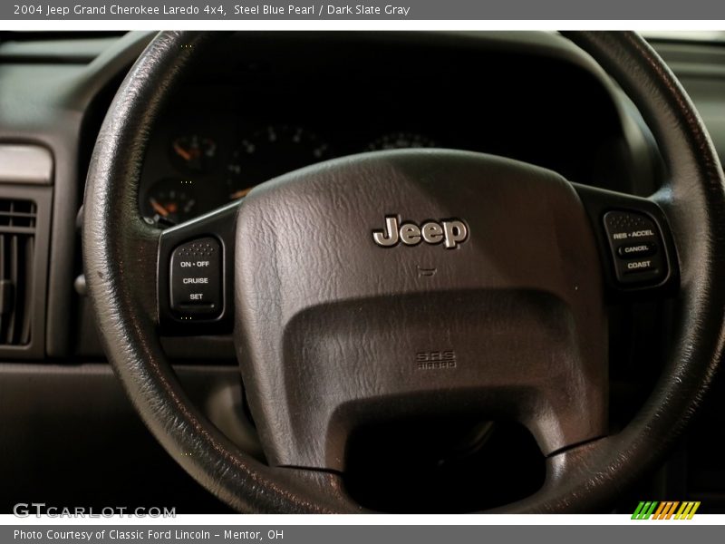 Steel Blue Pearl / Dark Slate Gray 2004 Jeep Grand Cherokee Laredo 4x4