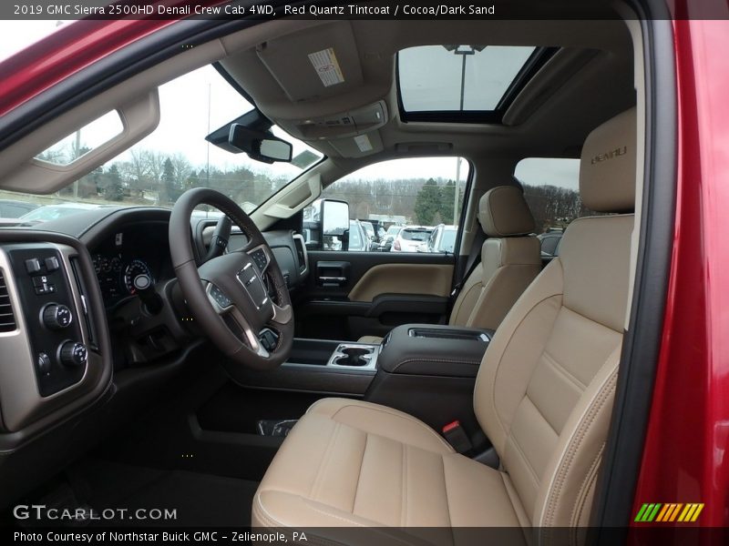 Red Quartz Tintcoat / Cocoa/Dark Sand 2019 GMC Sierra 2500HD Denali Crew Cab 4WD
