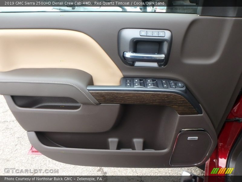 Red Quartz Tintcoat / Cocoa/Dark Sand 2019 GMC Sierra 2500HD Denali Crew Cab 4WD