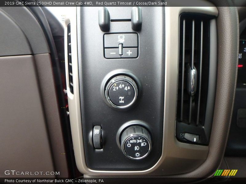 Red Quartz Tintcoat / Cocoa/Dark Sand 2019 GMC Sierra 2500HD Denali Crew Cab 4WD