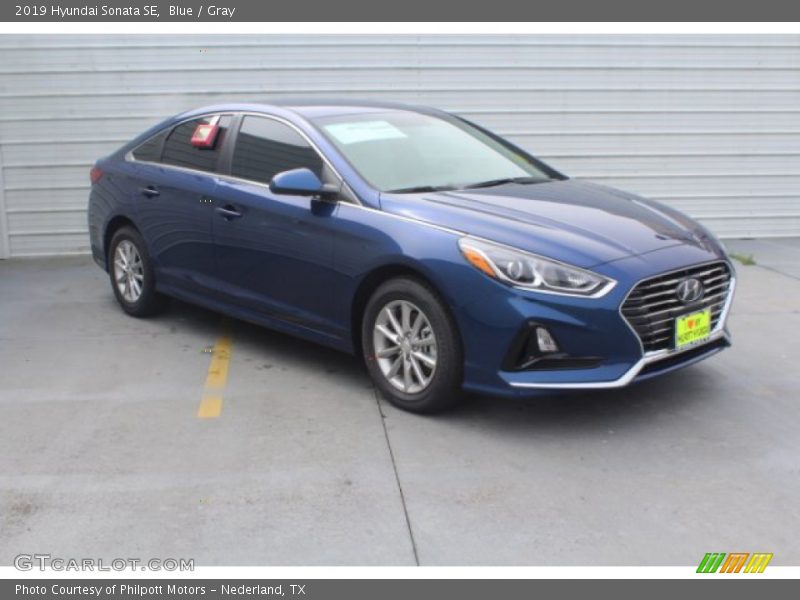 Blue / Gray 2019 Hyundai Sonata SE