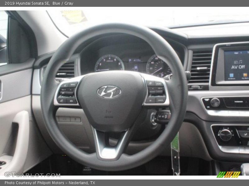 Blue / Gray 2019 Hyundai Sonata SE