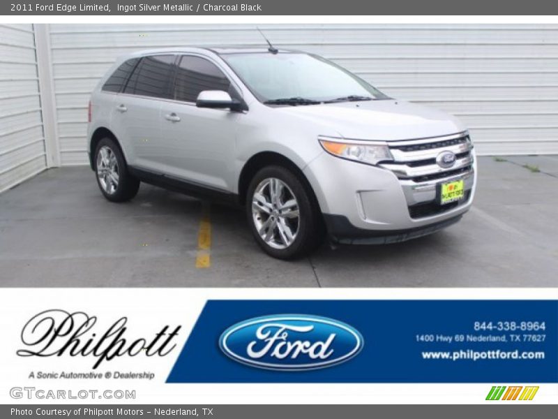 Ingot Silver Metallic / Charcoal Black 2011 Ford Edge Limited