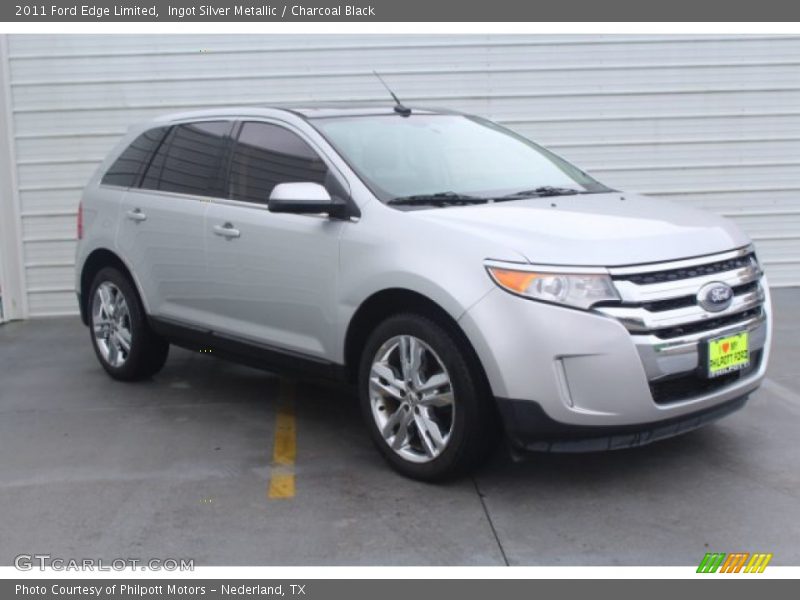 Ingot Silver Metallic / Charcoal Black 2011 Ford Edge Limited