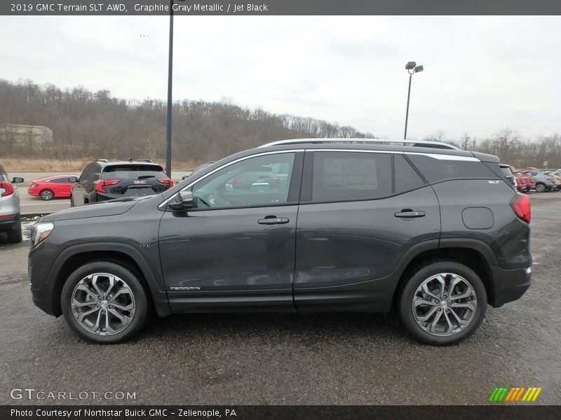 Graphite Gray Metallic / Jet Black 2019 GMC Terrain SLT AWD