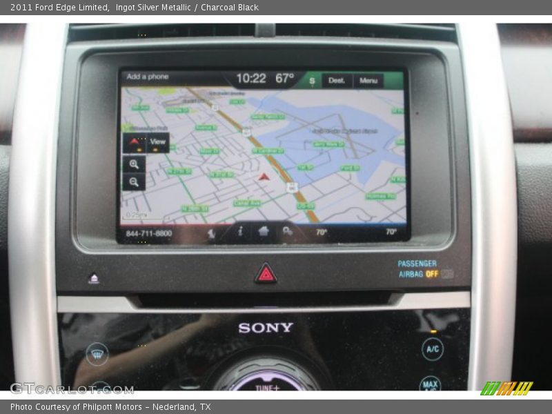Ingot Silver Metallic / Charcoal Black 2011 Ford Edge Limited
