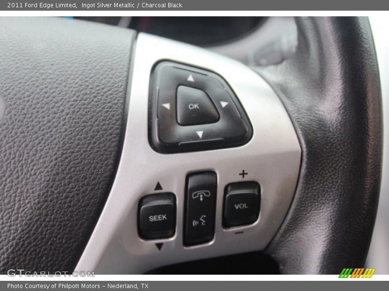 Ingot Silver Metallic / Charcoal Black 2011 Ford Edge Limited